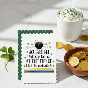 Joyeuse fête de la Saint-Patrick Carte de vœux irl