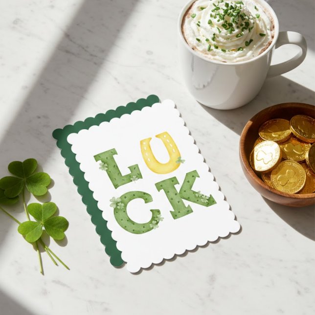 Joyeuse fête de la Saint-Patrick Carte de vœux irl (Créateur téléchargé)