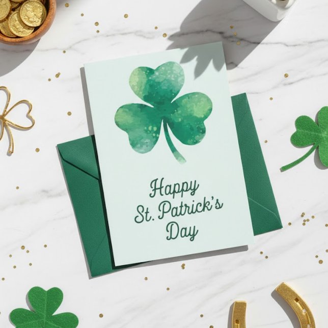 Joyeuse fête de la Saint-Patrick Carte de vœux irl (Créateur téléchargé)