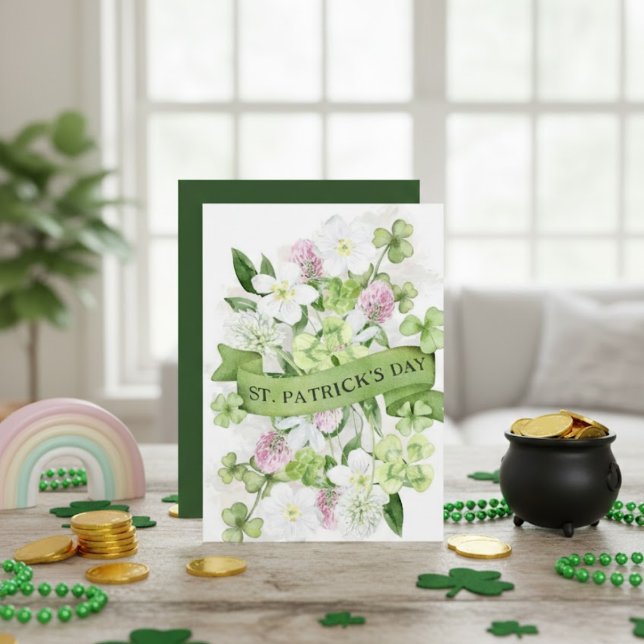 Joyeuse fête de la Saint-Patrick Carte de vœux irl (Créateur téléchargé)