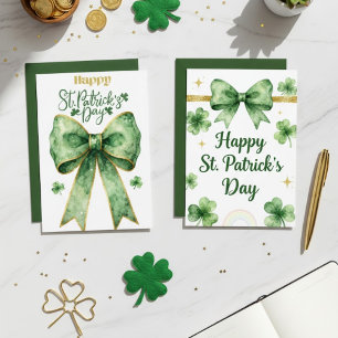 Joyeuse fête de la Saint-Patrick Carte de vœux irl