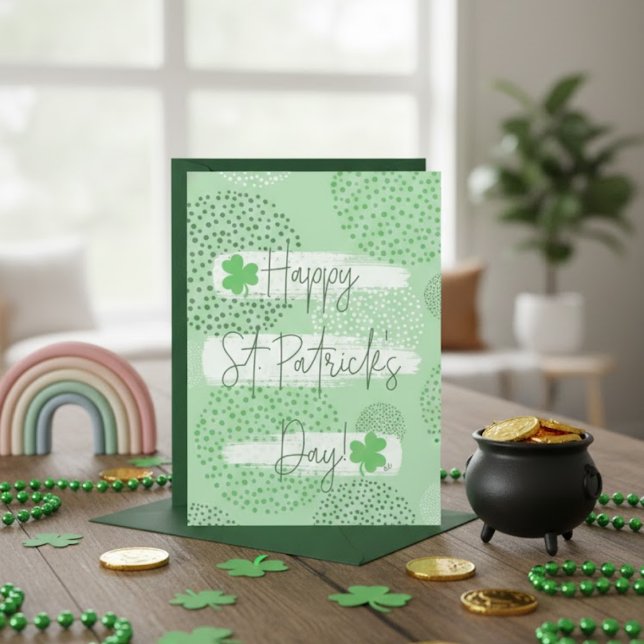 Joyeuse fête de la Saint-Patrick Carte de vœux irl (Créateur téléchargé)