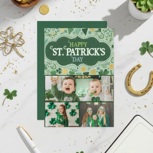 Joyeuse fête de la Saint-Patrick Carte de vœux irl
