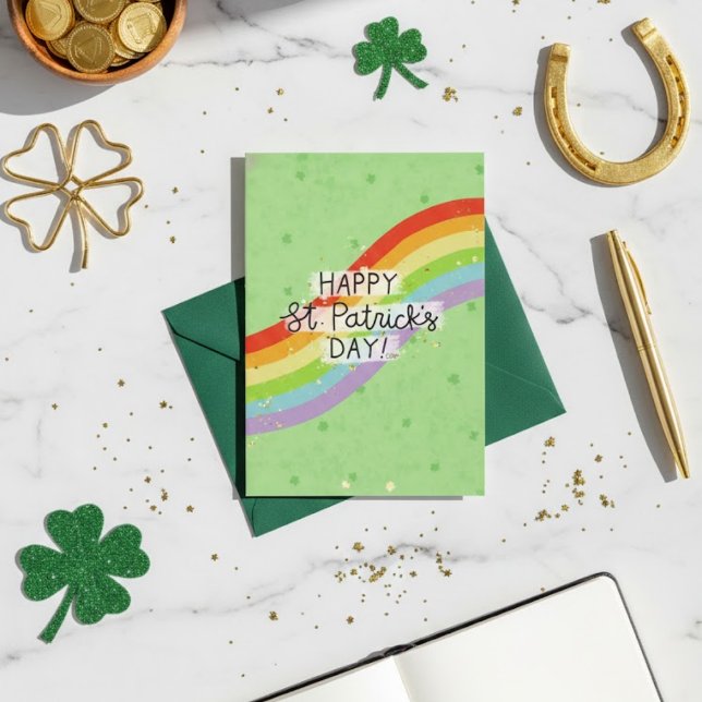 Joyeuse fête de la Saint-Patrick Carte de vœux irl (Créateur téléchargé)