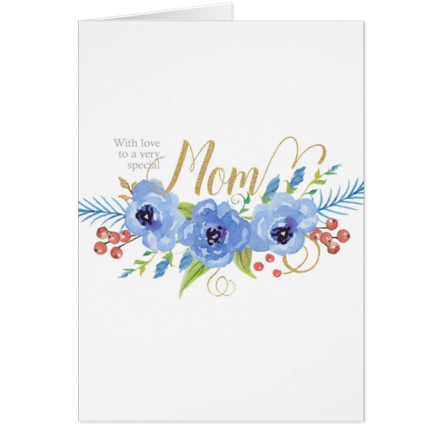 Joyeuse fête des mères à une maman très spéciale (Devant)