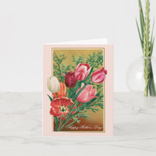 Joyeuse fête des Mères ! Carte de félicitations ré