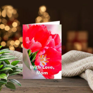 Joyeuse fête des Mères – Carte de vœux florale aux