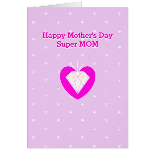 Joyeuse fête des Mères Diamant (Devant)