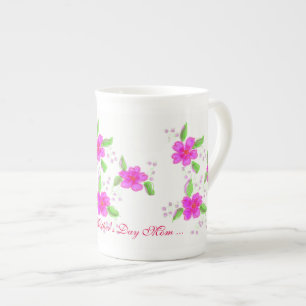 Joyeuse fête des mères d'os China Mug
