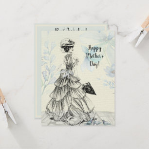 Joyeuse fête des mères Femme victorienne Parasol B