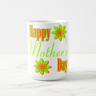 Joyeuse Fête des Mères Fleur de café Mug