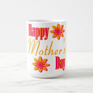 Joyeuse Fête des Mères Fleur de café Mug