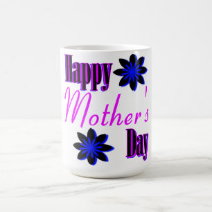 Joyeuse Fête des Mères Fleur de café Mug