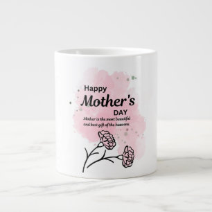 Joyeuse Fête des Mères Mug à Café Rose Floral