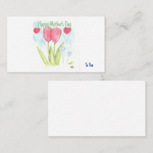 Joyeuse fête des mères pour vous Carte jointe