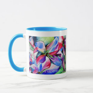 Joyeuse fête des mères Printemps Azalea tasse de f