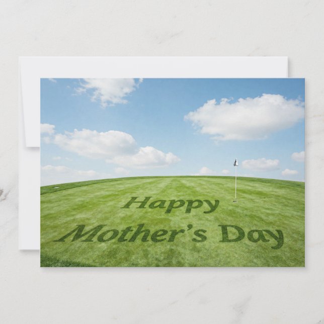 Joyeuse fête des mères sur un parcours de golf (Devant)