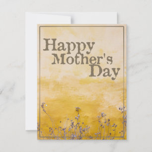 Joyeuse fête des mères sur Vintage Flower Meadow -