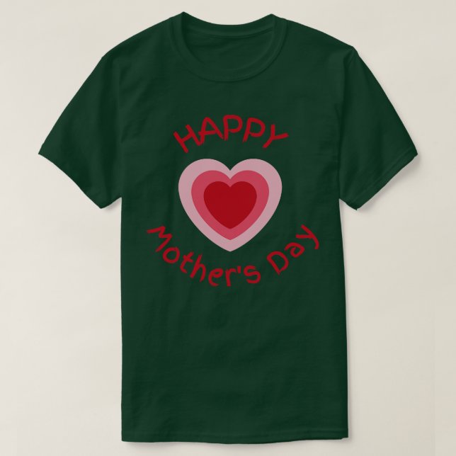 Joyeuse fête des mères TShirt TS TShirt (Design devant)