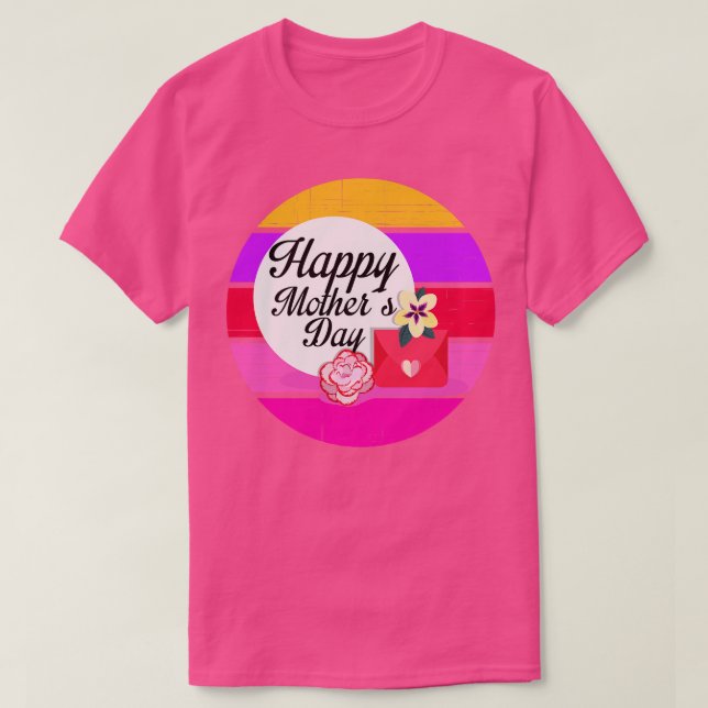 Joyeuse Fête des mères TShirt TS TShirt (1) (Design devant)