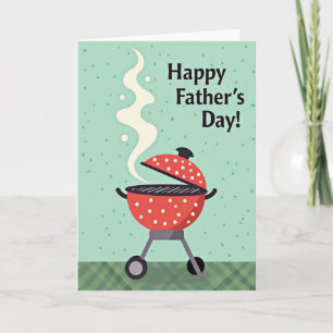 Joyeuse Fête des Pères Carte de Grillade