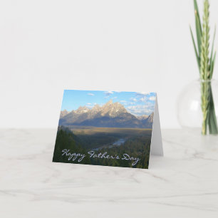 Joyeuse Fête des Pères Carte des montagnes de Jack