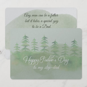 Joyeuse Fête des Pères, carte pour beau-père