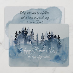 Joyeuse Fête des Pères, carte pour beau-père