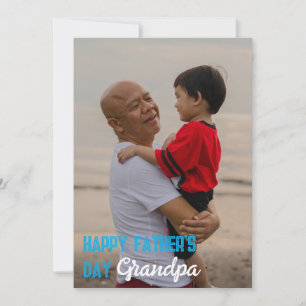 Joyeuse Fête des Pères, Grand-père Carte Personna