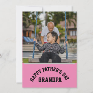 Joyeuse Fête des Pères, Grand-père Carte Personna