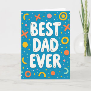 Joyeuse Fête des Pères Meilleure Carte pour Papa