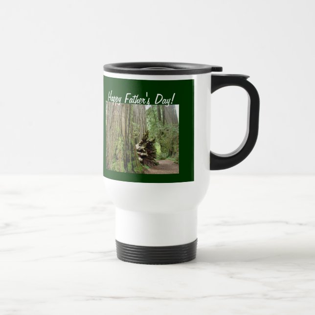 Joyeuse Fête des Pères ! Mug de voyage Redwoods (Droite)