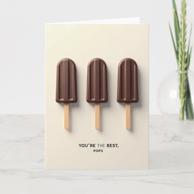 Joyeuse Fête des Pères Papa Carte (Devant)