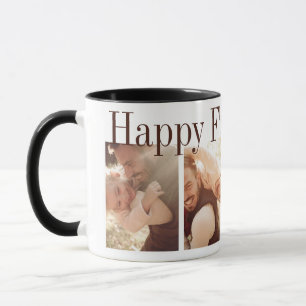 Joyeuse fête des pères Photo Collage Mug