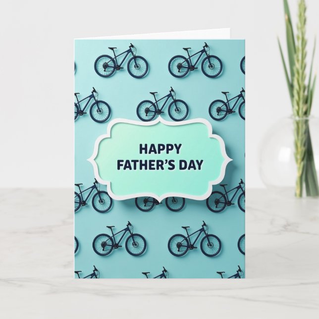 Joyeuse Fête des Pères Véhicule Carte (Devant)
