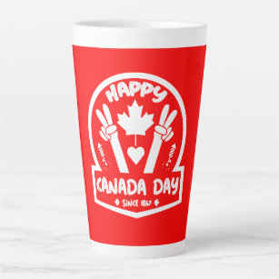 Joyeuse fête du Canada 1er juillet Grosse tasse de