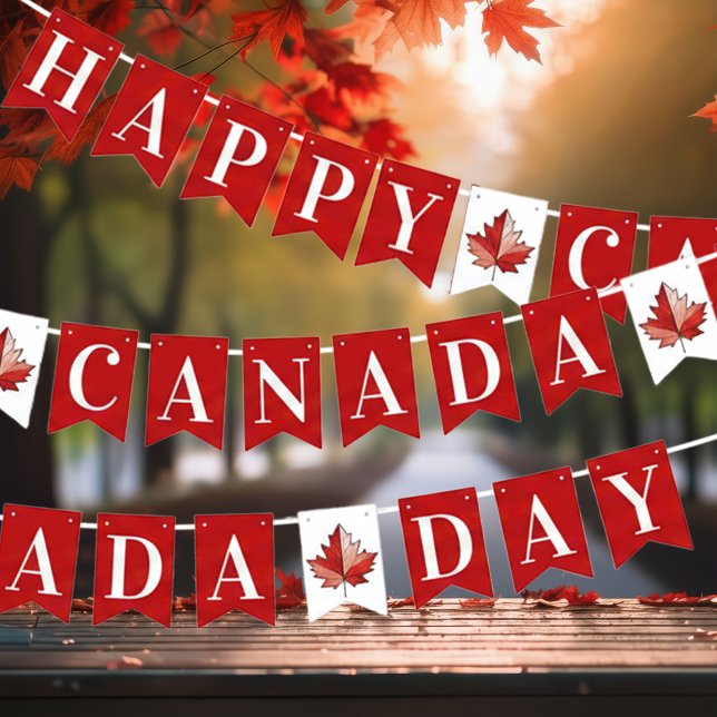Joyeuse Fête du Canada Drapeau feuille d'érable ID (Créateur téléchargé)