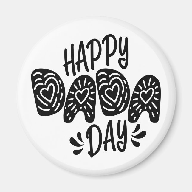 Joyeuse fête du Dada Bonne Fête des pères | Magnet (Devant)