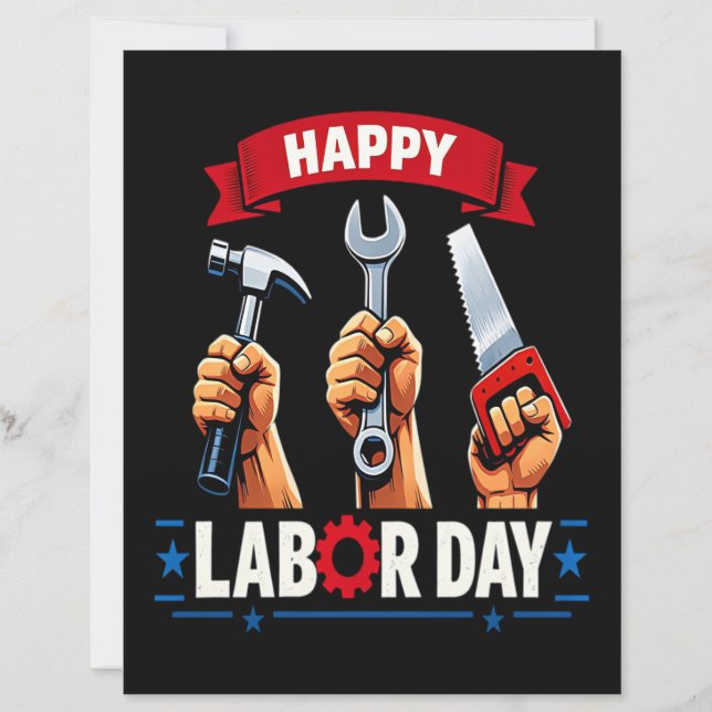 Joyeuse fête du travail (Devant)