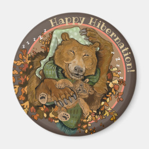 Joyeuse hibernation Cendly Bear Magnet