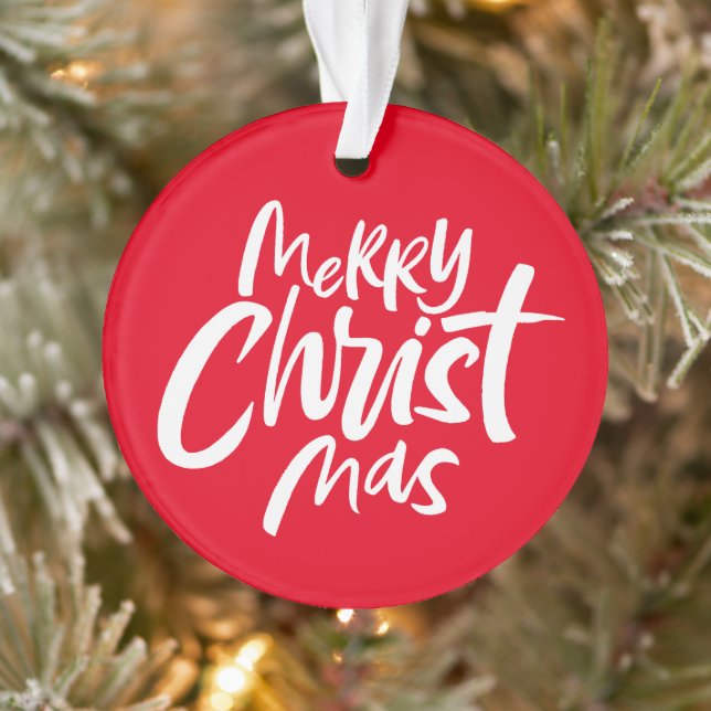 Joyeuse inscription chrétienne de Noël religieuse (Arbre)