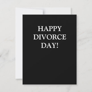Joyeuse journée de divorce