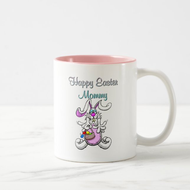Joyeuse maman de Pâques Mug de deux tons (Droit)