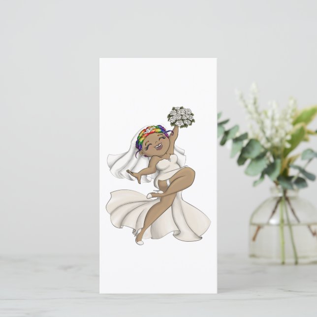 Joyeuse mariée 13 (Debout devant)