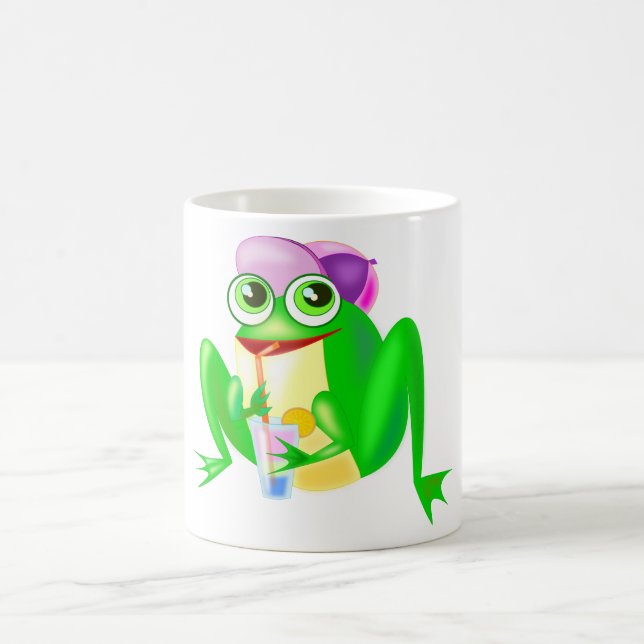 Joyeuse Mug de grenouille - Amusant - Peinture (Centre)