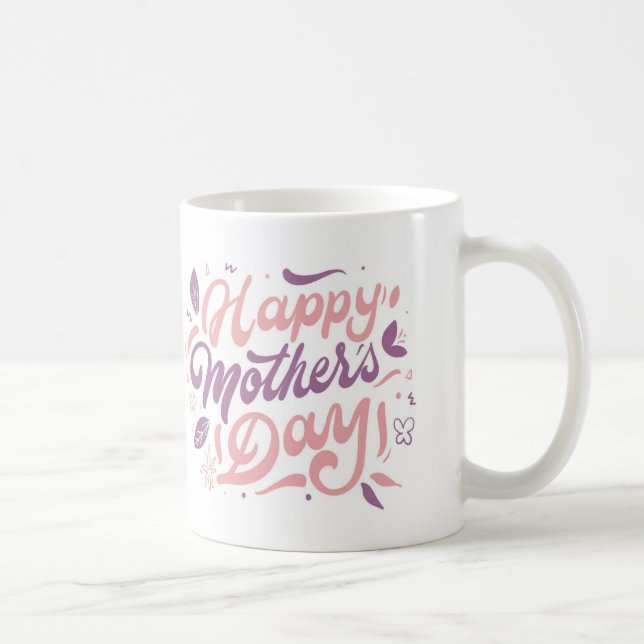 🌸 Joyeuse Mug de la Fête des Mères - Un Hug de co (Droite)