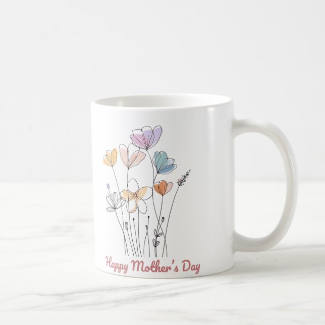 Joyeuse Mug de la Fête des Mères - Un magnifique c (Droite)