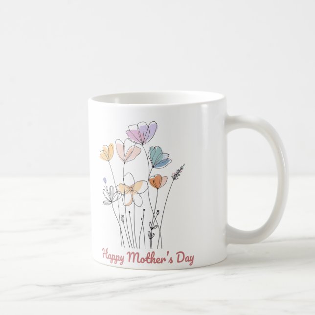 Joyeuse Mug de la Fête des Mères - Un magnifique c (Droite)