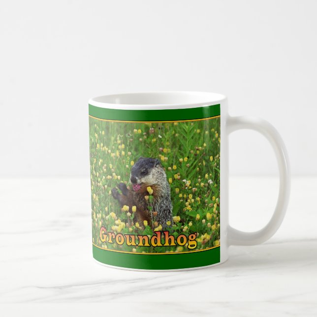 Joyeuse Mug de la journée de la marmotte (Droite)