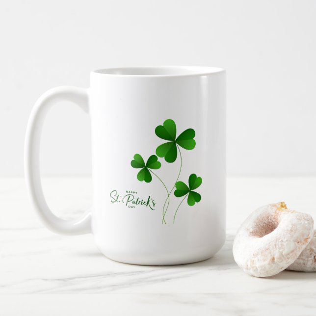 Joyeuse Mug de la Saint Patrick (Avec donut)
